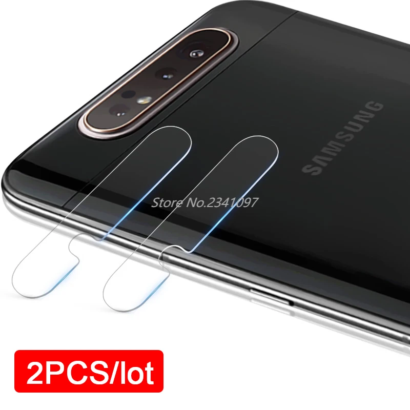 

2 шт., ультратонкое закаленное стекло для объектива камеры Samsung A80 A8 Plus 2018 A 80 A8plus