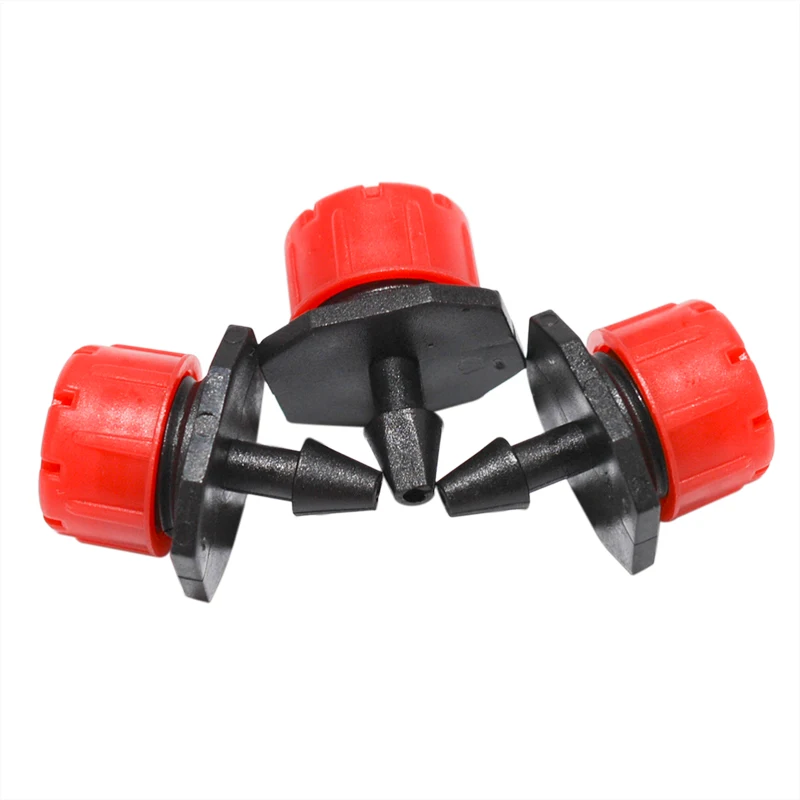 Регулируемая микрокапельная система полива 50 шт. разбрызгиватели для растений