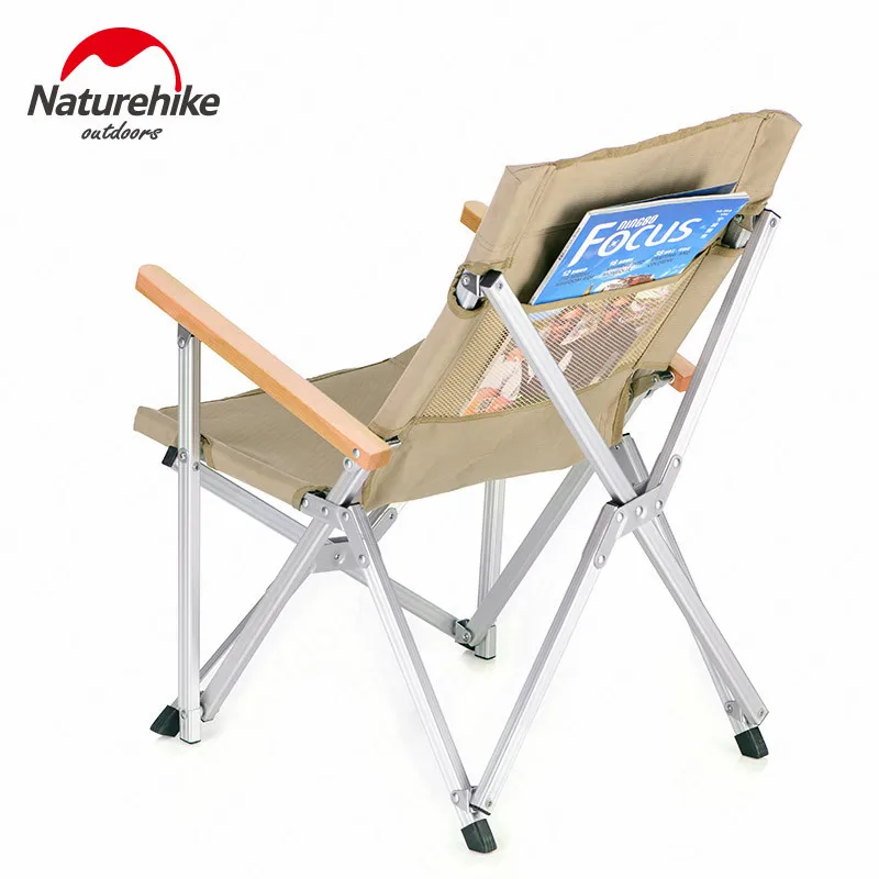 Складной стул для кемпинга Naturehike NH19JJ004 прочная спинка рыбалки портативное