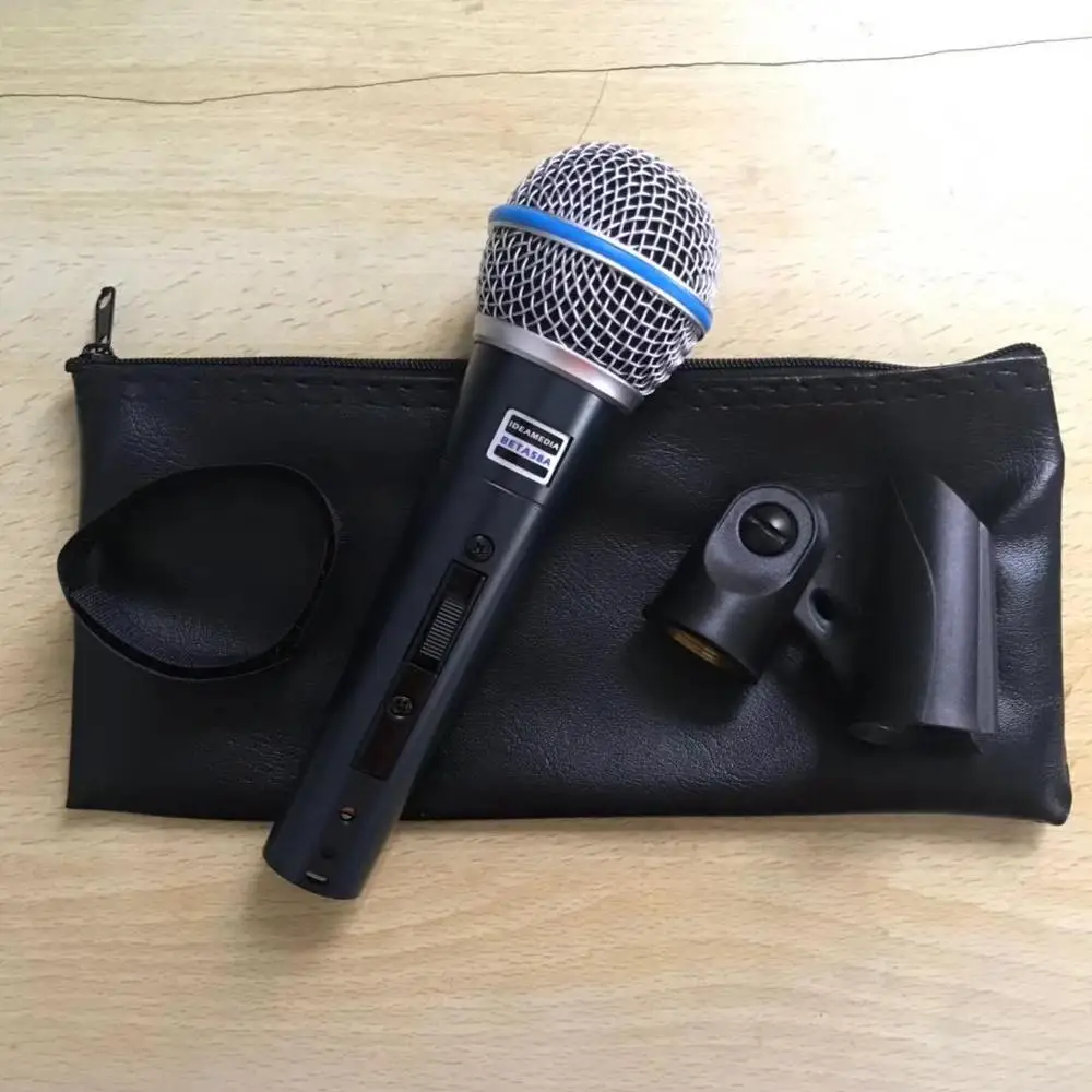 Высококачественный суперкардиоидный микрофон BETA58 динамический проводной для