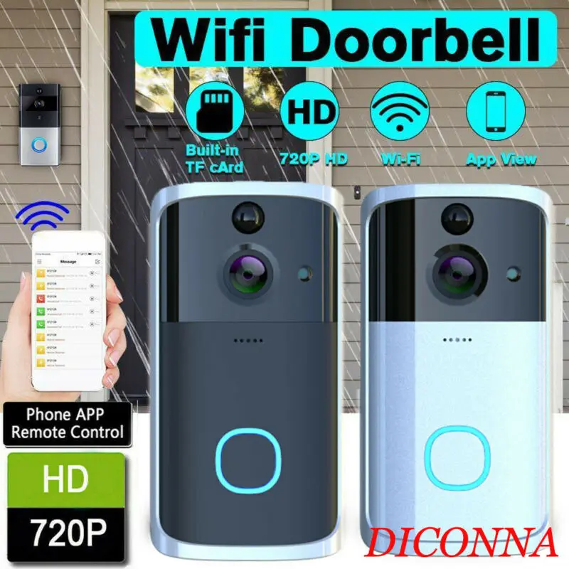 Беспроводной умный дверной звонок M3S/M7 2 4 ГГц Wi Fi двусторонний домофон