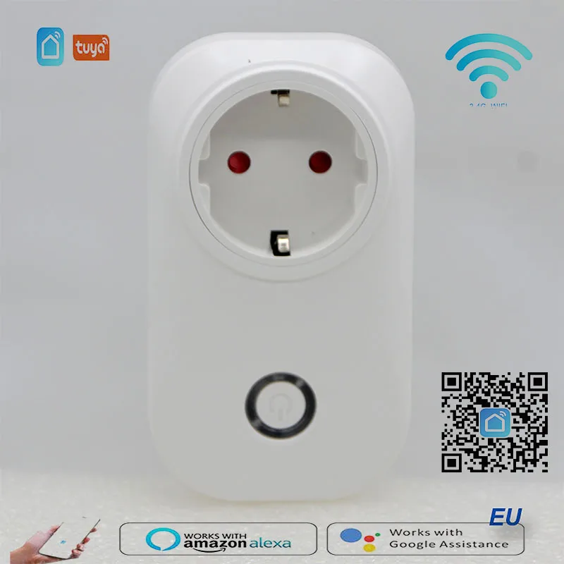 Умная розетка с Wi-Fi 110-240 В 10 А
