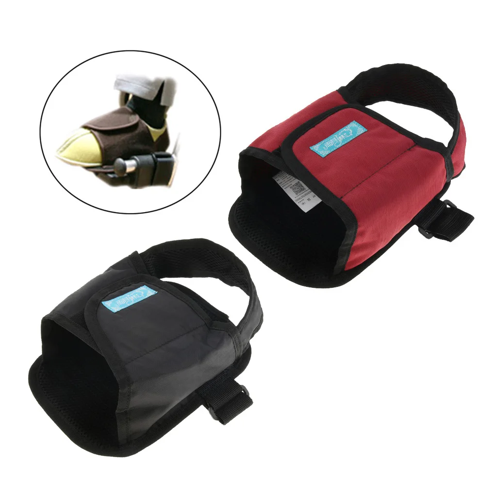 1 Piece Breathable Wheelchair Safety Restraint Shoes Footstrap Cushion Pedal Clip