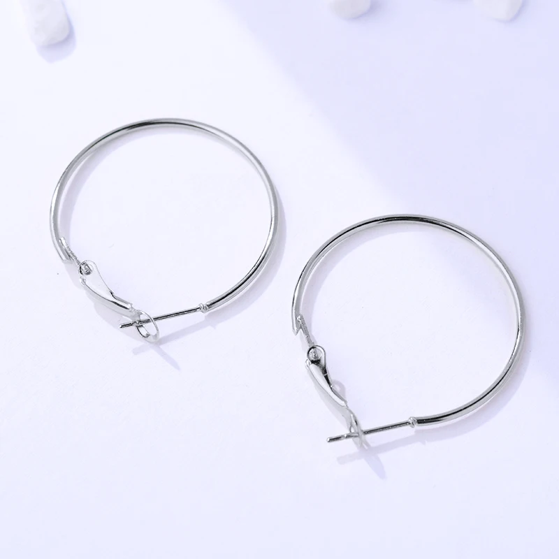 

Trend Retro Metal Big Round Hoop Earrings Creative DIY Circle Earring Punk Style Circle Ear Wire Ear Hoop Jewelry For Women