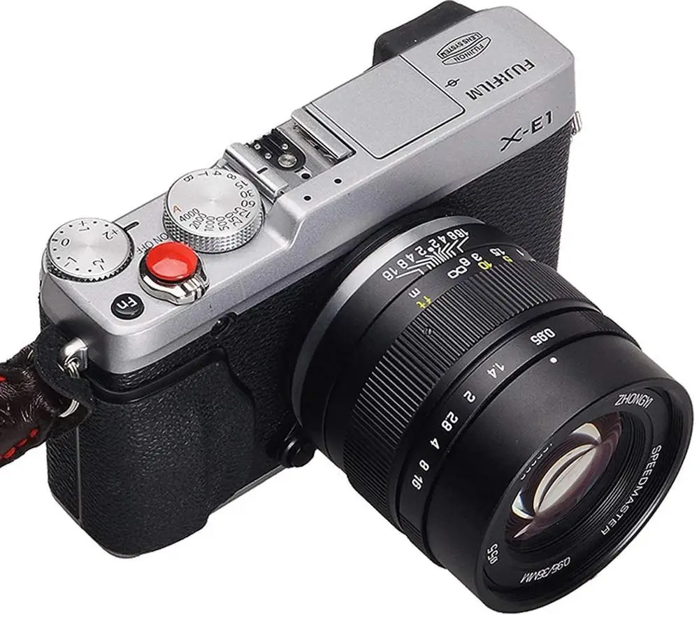 Портативный Компактный объектив Zhongyi Mitakon Speedmaster 35 мм F0.95 с большой апертурой Для