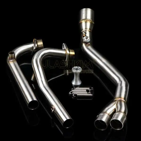 

TMAX530 TMAX500 T-MAX 500 530 MOTORCYCLE EXHAUST Middle Link Pipe muffler Slip On For YAMAHA TMAX 500 530 2008-2017