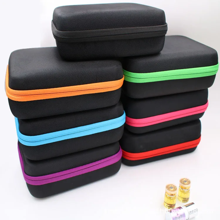 

30 Bottles 15ML Essential Oil Cases Carrying Holder Perfume Oil Nail Polish Organizador Storage Bag Portable Ziplock Storage Box