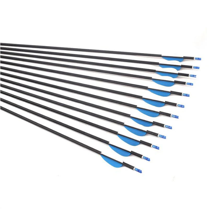 Углеродная стрела для стрельбы из лука 80 см 12 шт. комбинированная углеродная