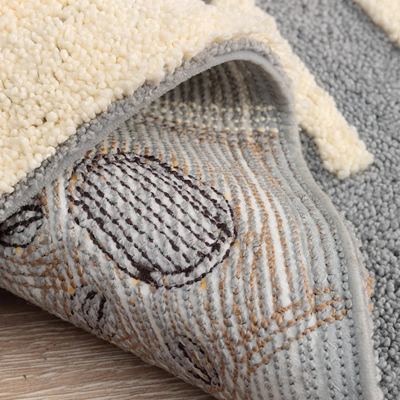 Новый мультяшный кухонный ковер флокированные коврики входная дверь ванная