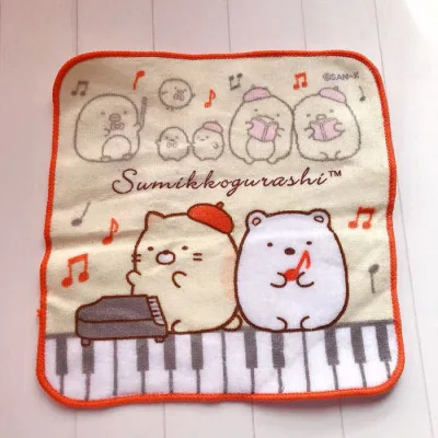 Банное полотенце IVYYE в стиле аниме Sumikko gurashi 20x20 см хлопковый носовой платок мягкое