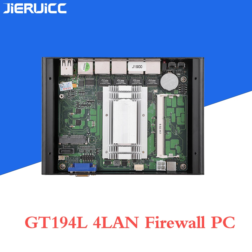 Мини ПК pfsense маршрутизатор J1900 для небольшой сети vpn брандмауэр мини компьютер 4