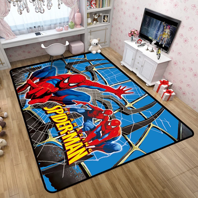 

Disney Mermaid Princess Rug Cartoon Winnie Pooh Children Spiderman Room Carpet Bedroom Living Room Blanket Kids Baby Game Mats