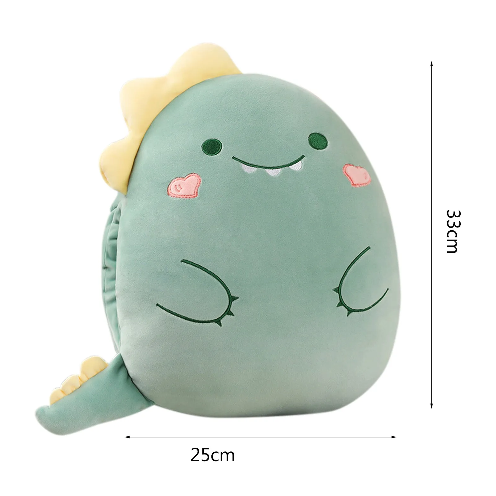 

Soft Animal Plush Pillow Cute Anime Pillow Stuffed Animal Toy Cartoon dinosaur doll nap pillow Cotton padding is soft