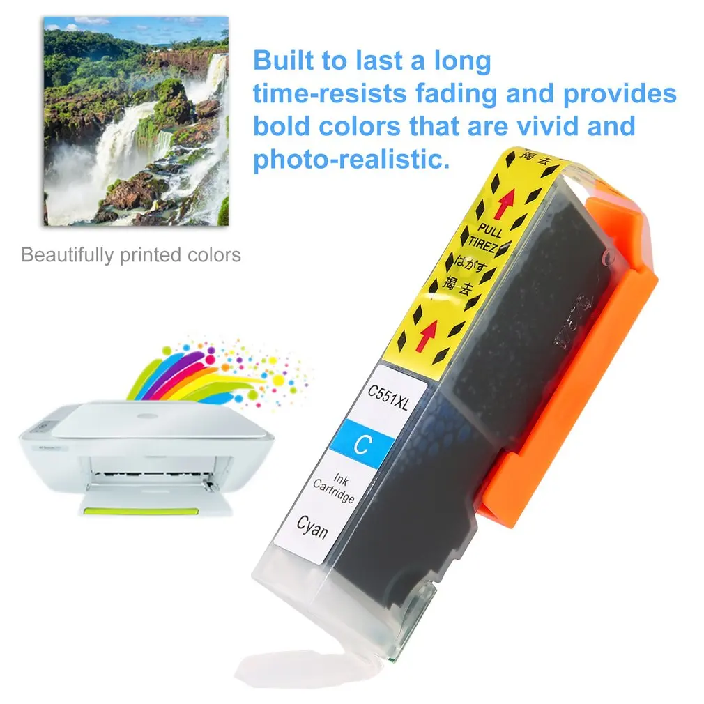 ZSMC PGI-550 CLI-551 Compatible Ink Jet Cartridge Replacement Non-OEM Printer Accessory Fit for Canon Pixma ip7250 | Компьютеры и офис