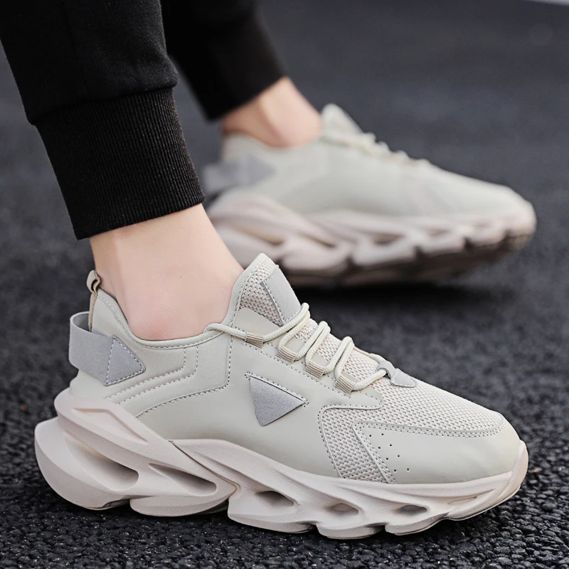

New Sneakers Men Running Shoes Casual Shoes Zapatillas Hombre Breathable Athletic Shoes Adults Trainers Lace-up Sneakers Male