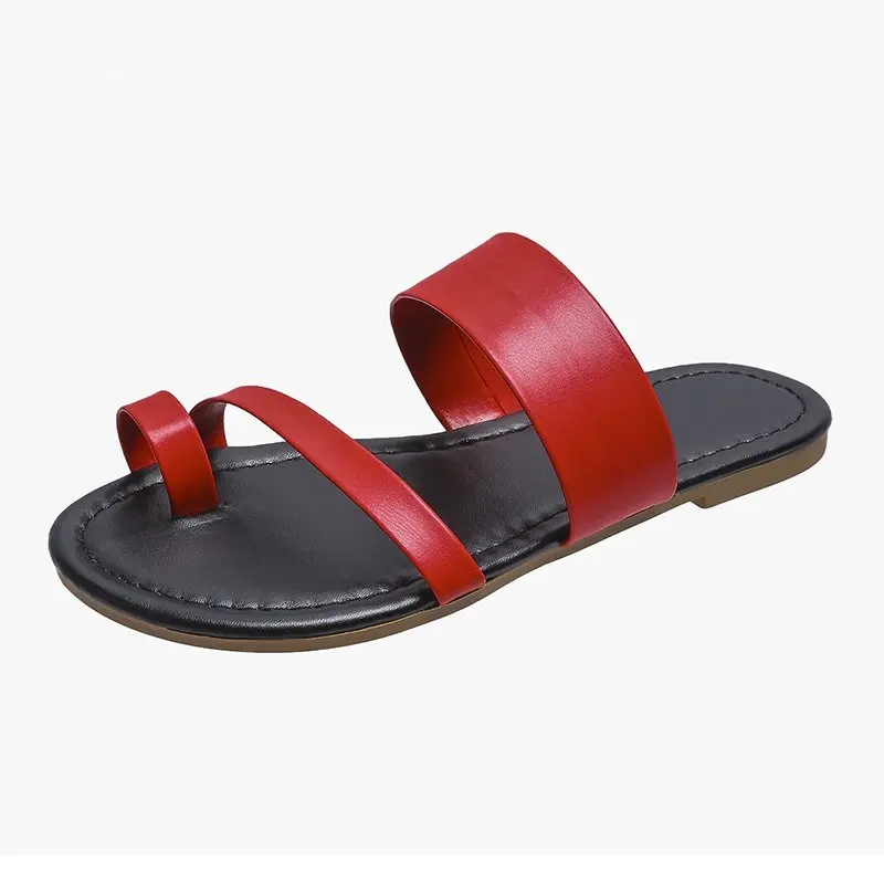 

PU Pinched toes Fashion Womens Platform Sandals Shoes for Women Sandalilas Sandles Woman Flat Shoes Sandal slippers Summer 2021