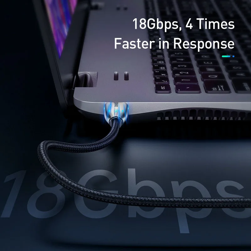 Baseus горизонтальный 4K HD Мужской адаптер 2 0 кабель для PS4 проектор ТВ аудио видео