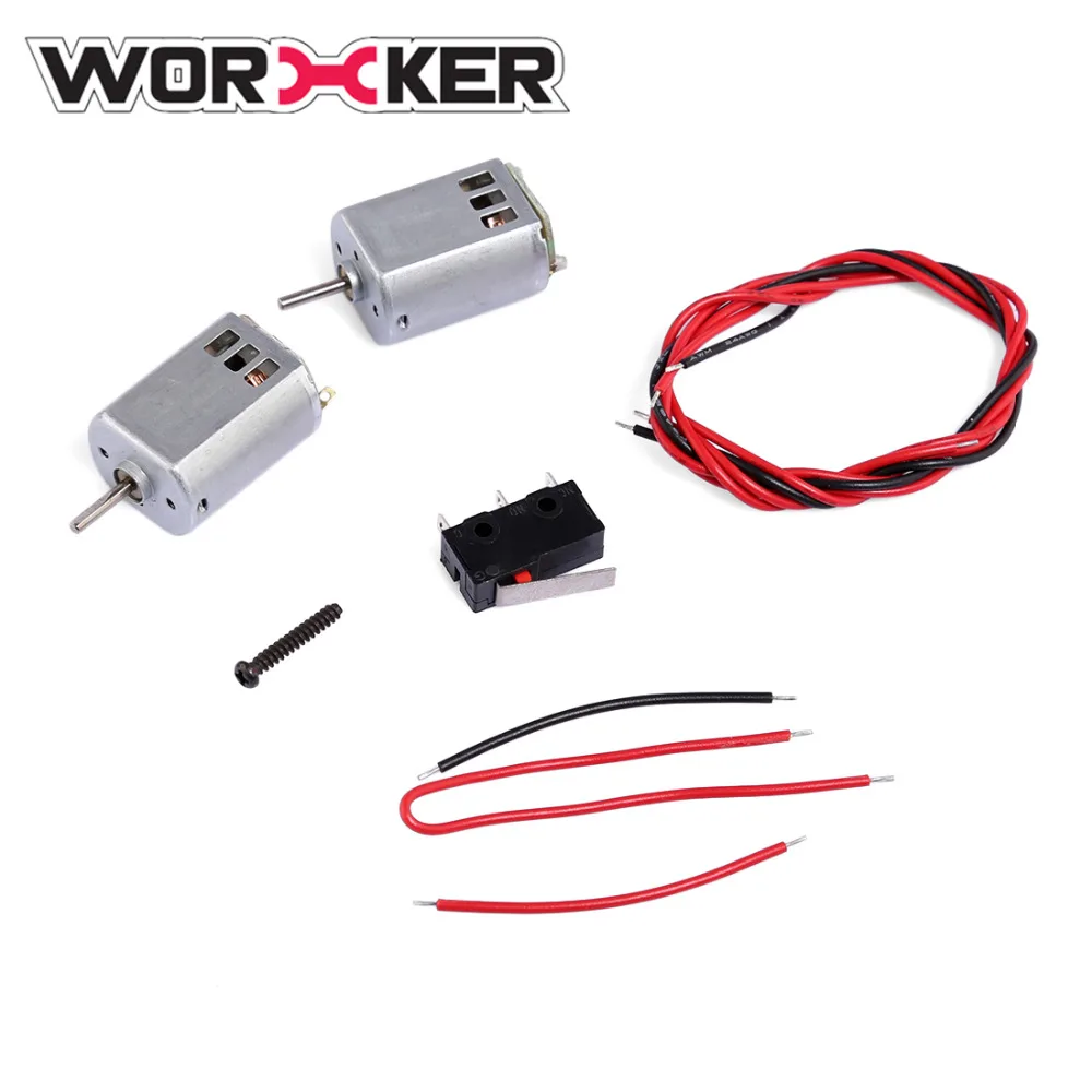 Набор аксессуаров для двигателя Worker 132 Nerf STF/CS 18 Rebelle Rapid Red Blaster HyperFire RegulatorECS 10 (Вал