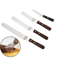 46810 inch stainless steel cake spatula butter cream icing frosting knife smoother kitchen pastry cake decoration tools