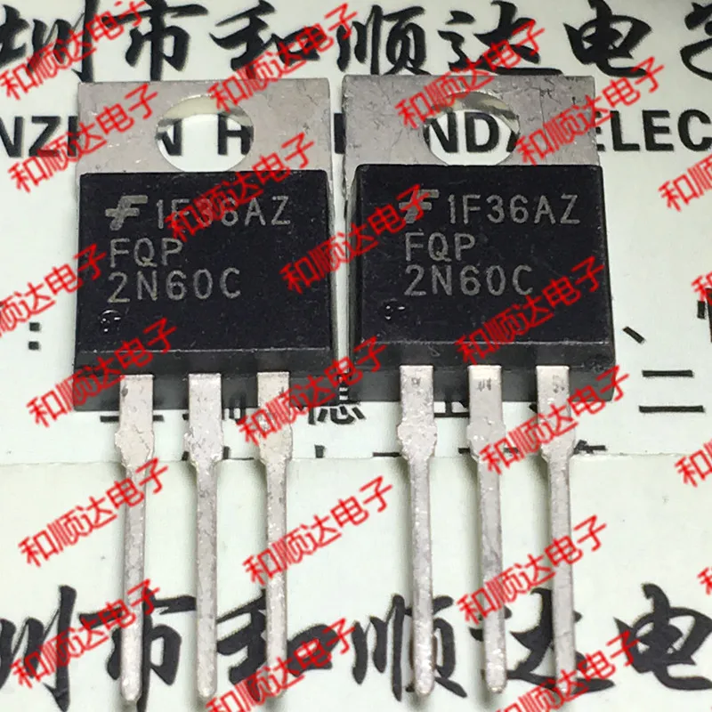 

10 шт./лот FQP2N60C новый запас TO-220 600V 2A