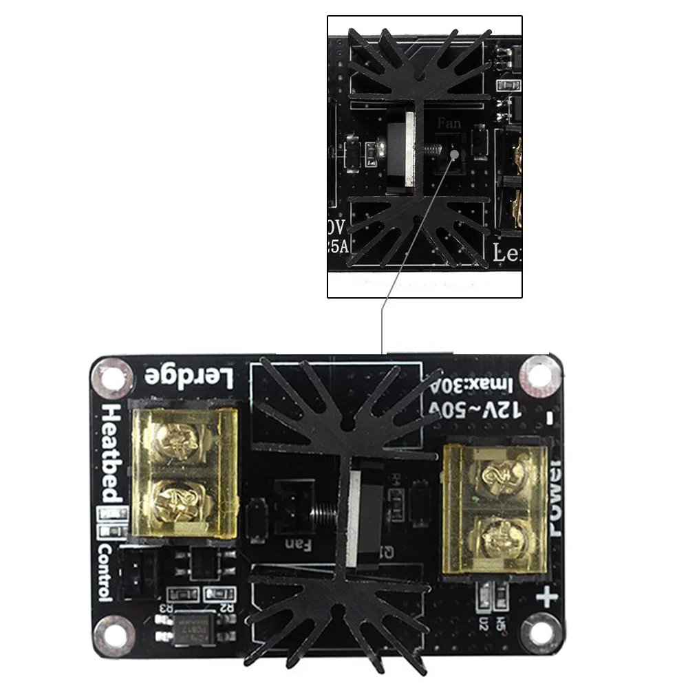 

3D Printer High-Power Hot Bed Module MOS Tube High-Current Load Power Module Expansion Tool Supplies