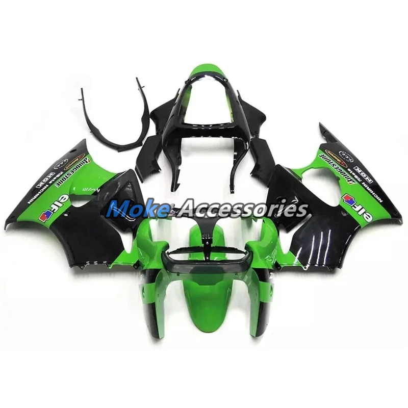 

Motorcycle Fairings Kit Fit For Kawasaki zx-6r 2000 2001 2002 636 Ninja New Bodywork Set High Quality ABS Injection Black Green
