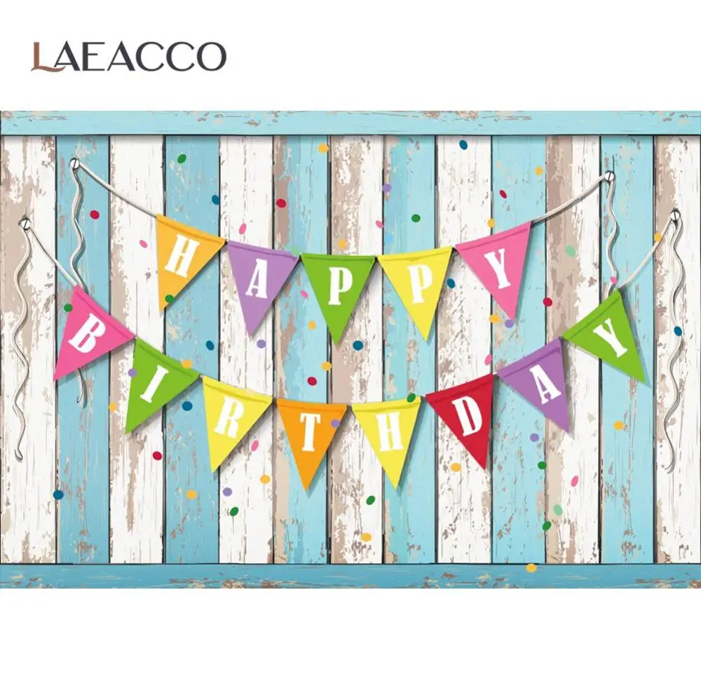 

Фон для фотосъемки с изображением старой деревянной доски настенные текстурные фоны Happy флаги для вечеринки по случаю Дня рождения Размер п...