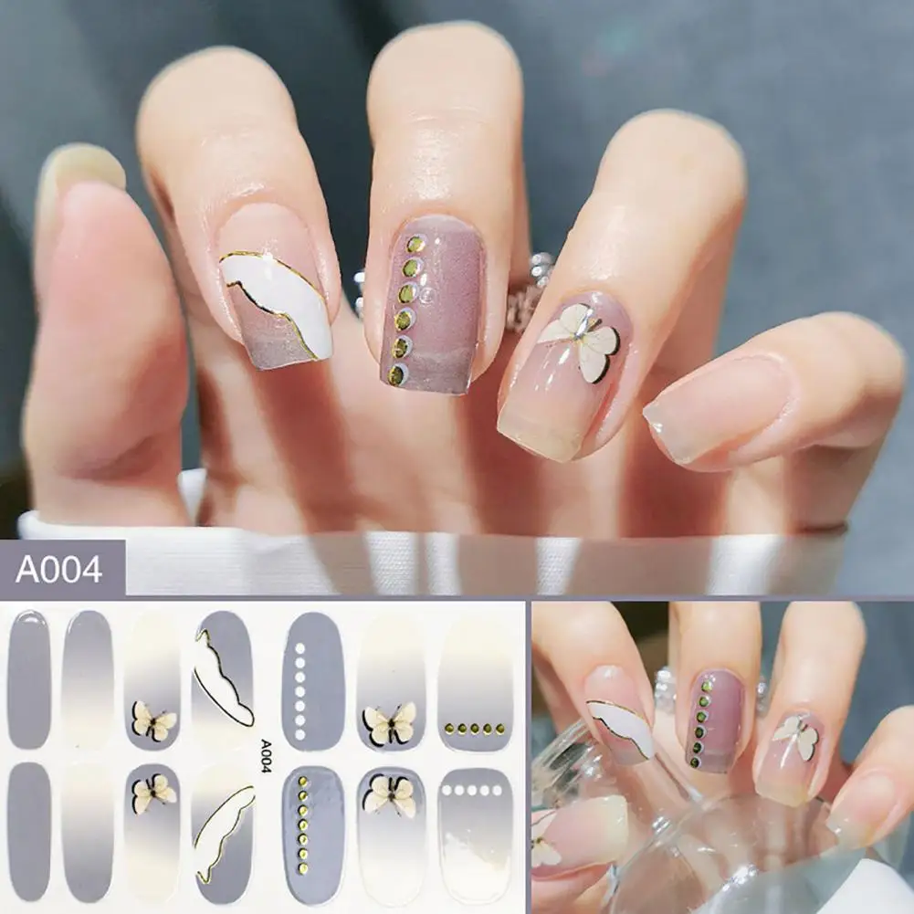 

Nail Sticker Detachable Waterproof PET Nail Art Patch for Women