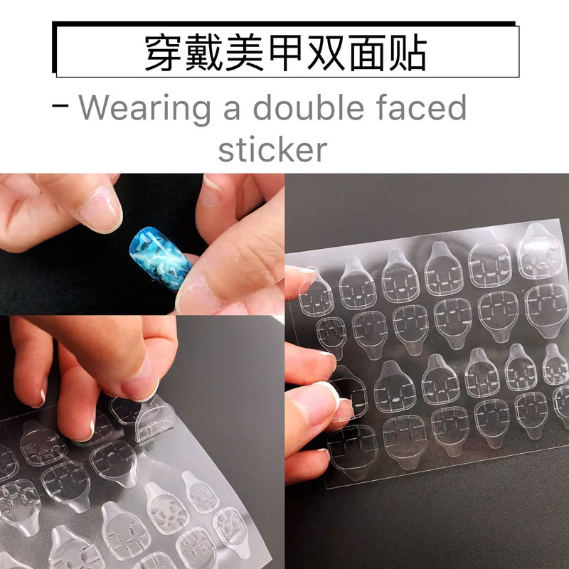 1 набор из 24 коротких круглых накладных ногтей шт. клей для 10 размеров полный