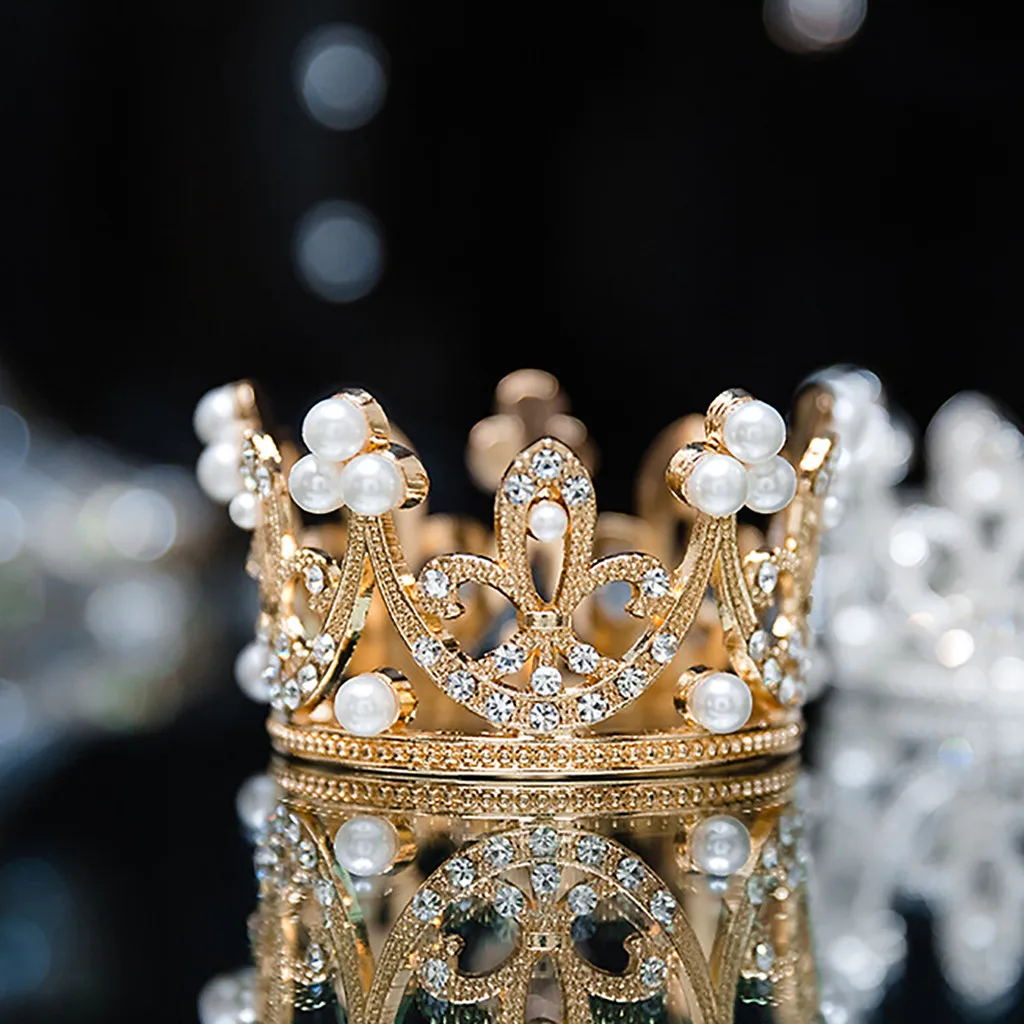 2019 Children Crown Tiara Queen King Diadem Prom Headdress Boys and Girls Tiaras Crowns for Birthday Cake hair jewelry | Дом и сад