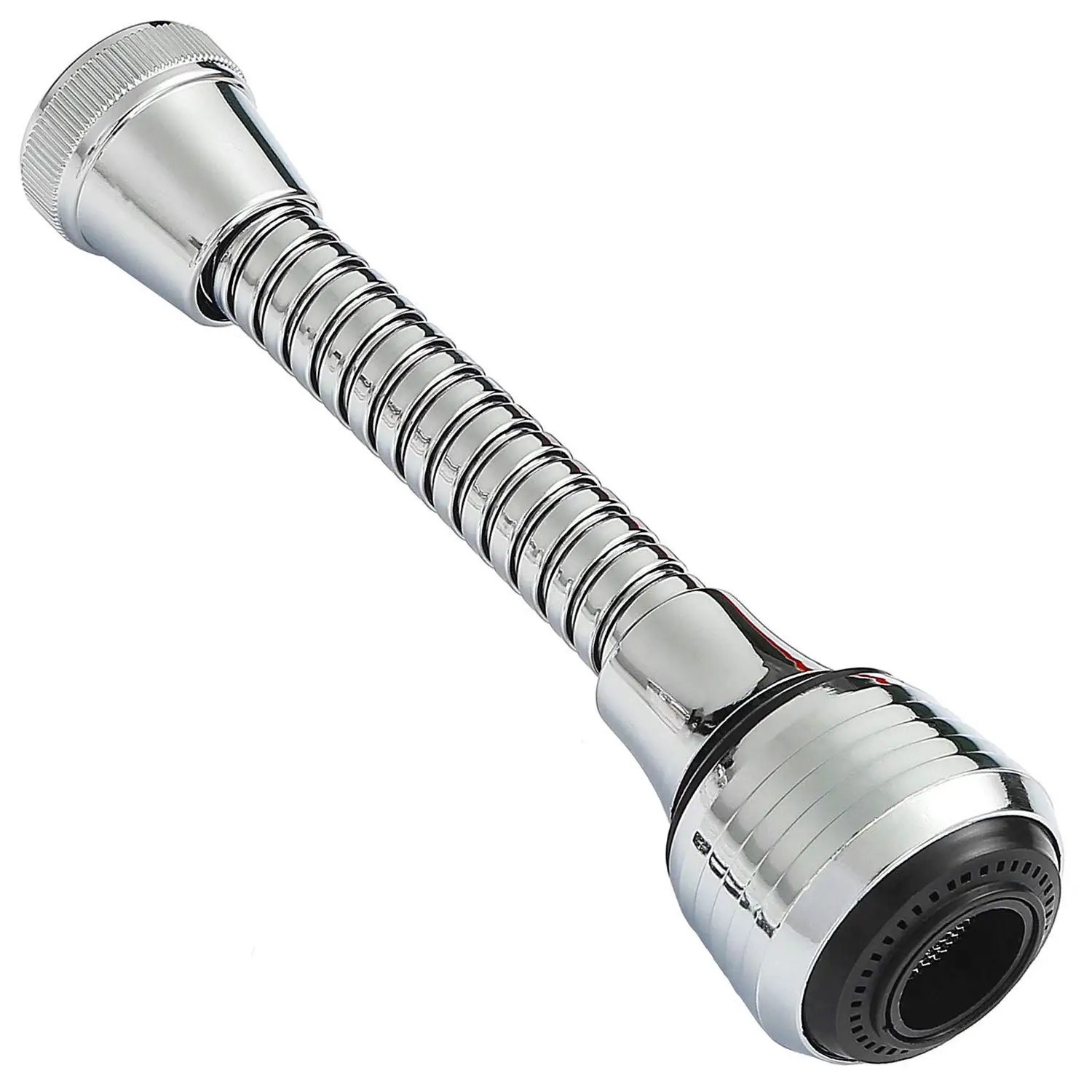 

Flexible Faucet Sprayer Attachment 360 ° Kitchen Sink Aerator Extender ABS Polished Chrome for Cold Hot Water