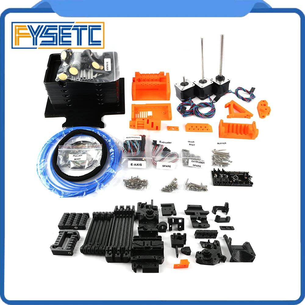 Clone Prusa i3 MK2.5S MK3S MMU2S Complete Kit Including Printed Parts For Prusa i3 MK2.5S/MK3S Multi Material 2S Upgrade Kit