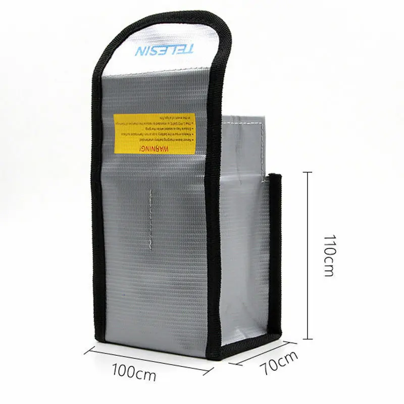 Взрывозащищенная защитная сумка с емкостью литиевого аккумулятора 2 шт.