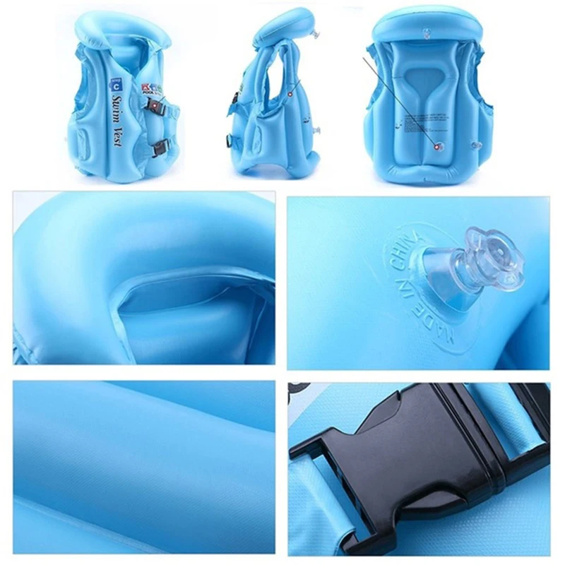 2018 детские спасательные куртки детский надувной плавучий жилет из ПВХ