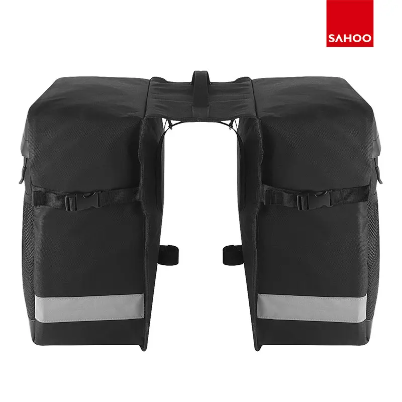 Сумка для багажника Sahoo 142004 2 в 1 велосипедная багажник Pannier 28L задняя стойка форме