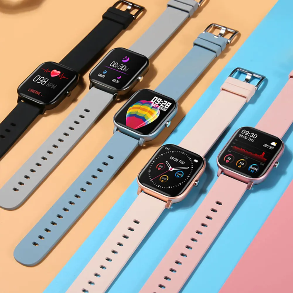 Женские и мужские умные часы Lokmat P8 с сенсорным экраном 1 4 дюйма фитнес трекер