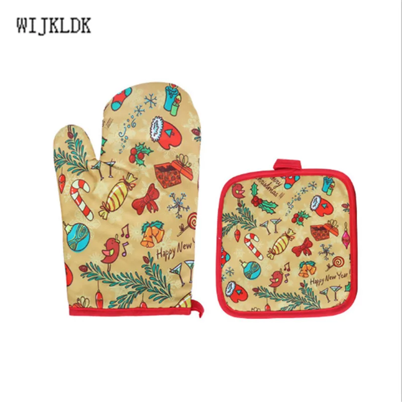 Рождественские перчатки коврик с Рождеством украшение для рождественские