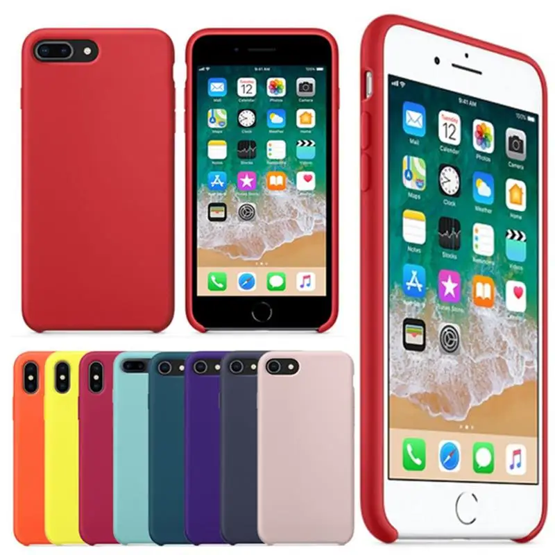 Силиконовый чехол для телефона i5 SE 6 6s 7 8 plus iX XS XR MAX 11 Pro Max с упаковкой 30 шт./лот