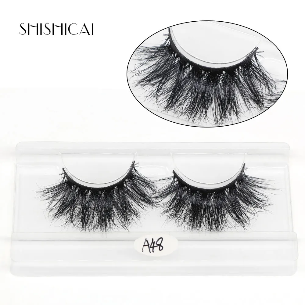 100% безжалостные 3D ресницы из натуральной норки толстые мягкие 25 мм норковые