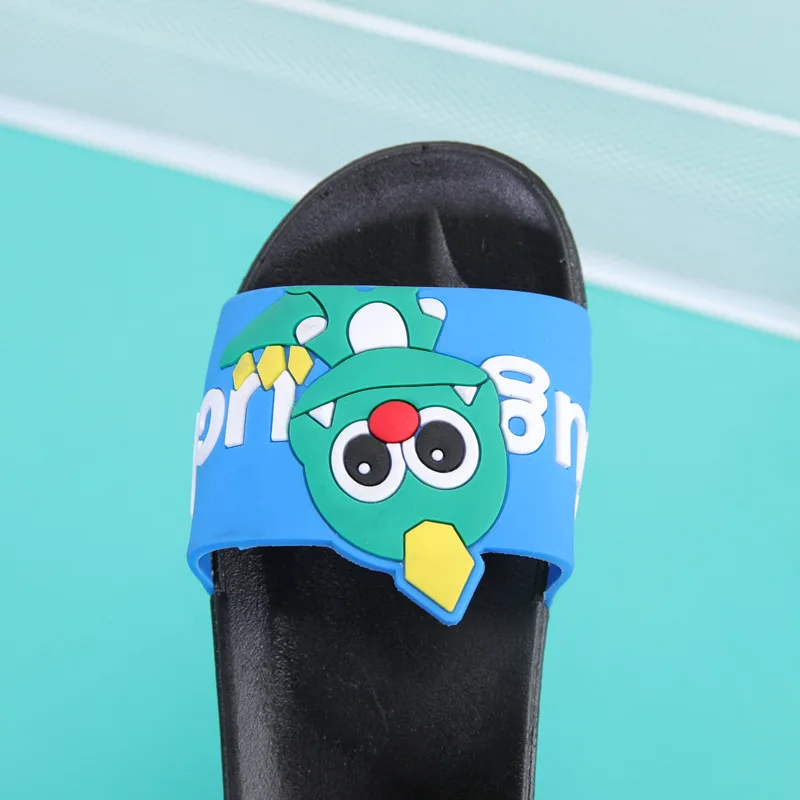 Детские шлепанцы для девочек и мальчиков летняя пляжная обувь с мультяшным