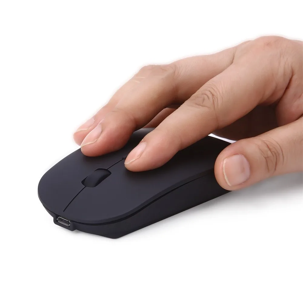 Супер тонкая беспроводная перезаряжаемая мышь Bluetooth 3 0 Беспроводная для ПК