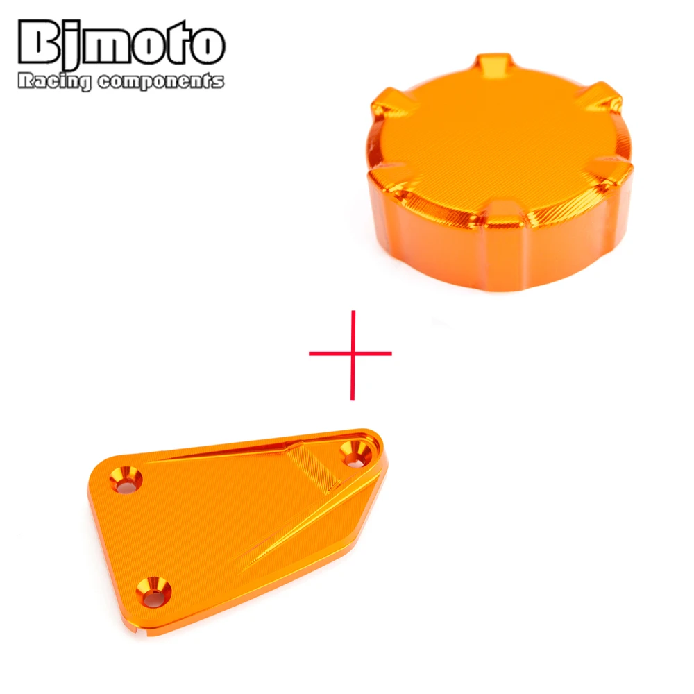 

Motorcycle CNC Aluminum Front & Rear Brake Fluid Reservoir Cap Cover For DUKE790 2018 2019 ADV 790 2018 2019
