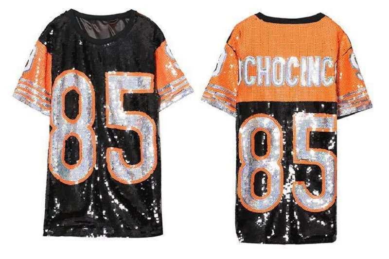 Повседневные женские свободные футболки топы ночные клубы DS костюмы диджея хип