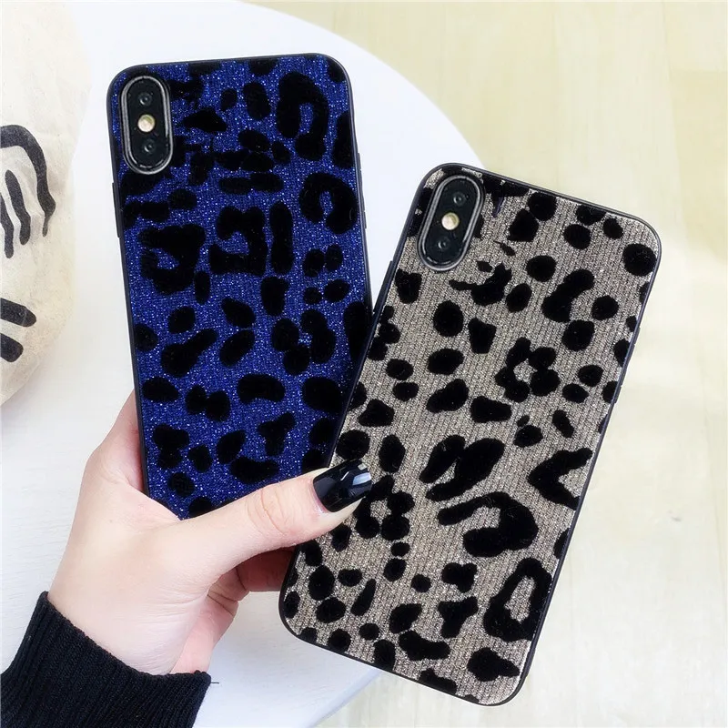 Блестящий плюшевый леопардовый чехол для Samsung Galaxy S21 Plus A52 A72 M51 S20 FE M01 A40S чехлы