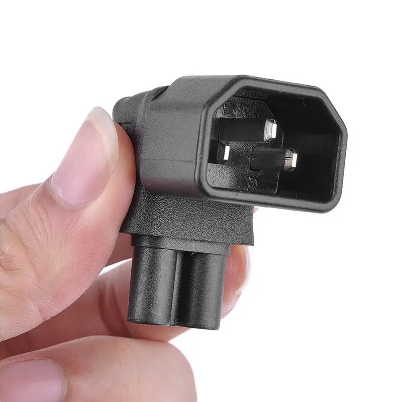 IEC320-C14 мужчина к C5 Женский 90 градусов вверх угол угловой БРП розетка по Мощность