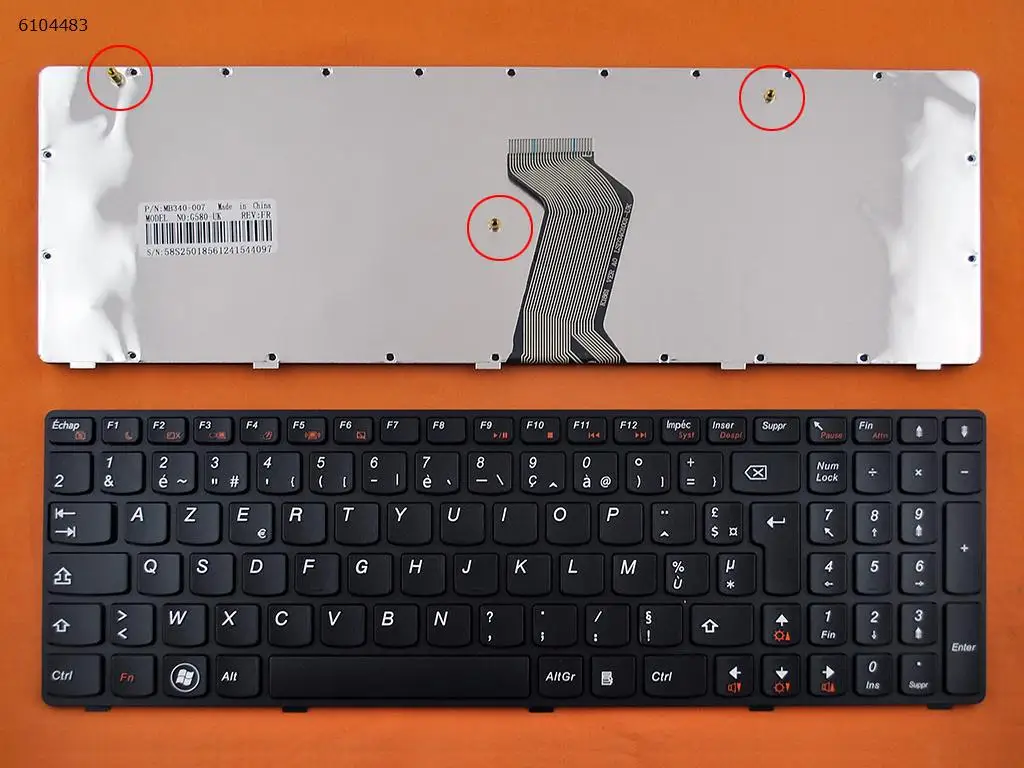Французская AZERTY новая сменная Клавиатура для ноутбука Lenovo Ideapad G580 G585 Z580 Z585 V580 V580C