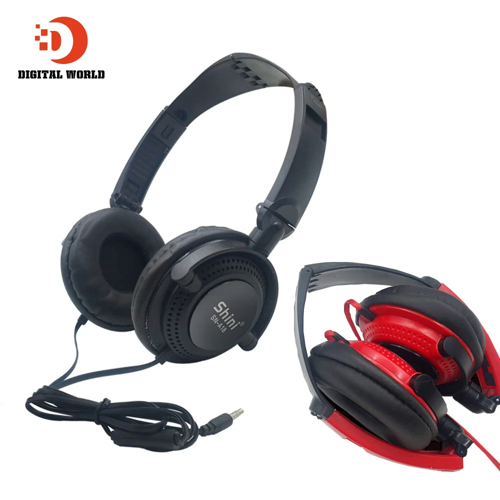 

3.5mm Wired Earphone Headset PC Gamer Stereo folded Headphone With Mic For Computer phone Sony Xiaomi Huawei PS 4 Children Gift