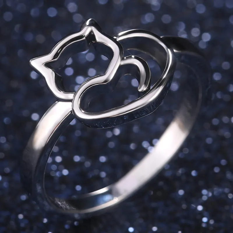 Модные женские Кольца FFLACELL с серебряным покрытием кольца на палец изображением