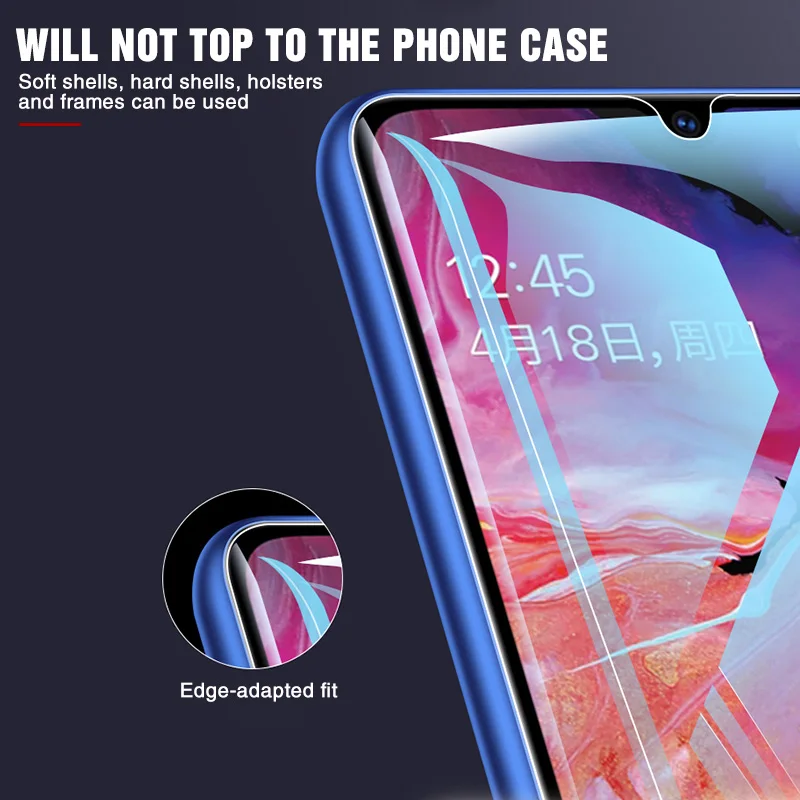 Защитное стекло Закаленное 6D для Samsung Galaxy