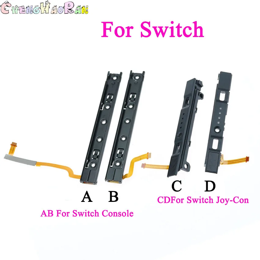 

L R LR Slide Left Right Sliders Railway Replacement For Nintend Switch Console Rail For NS Joy-con Controller